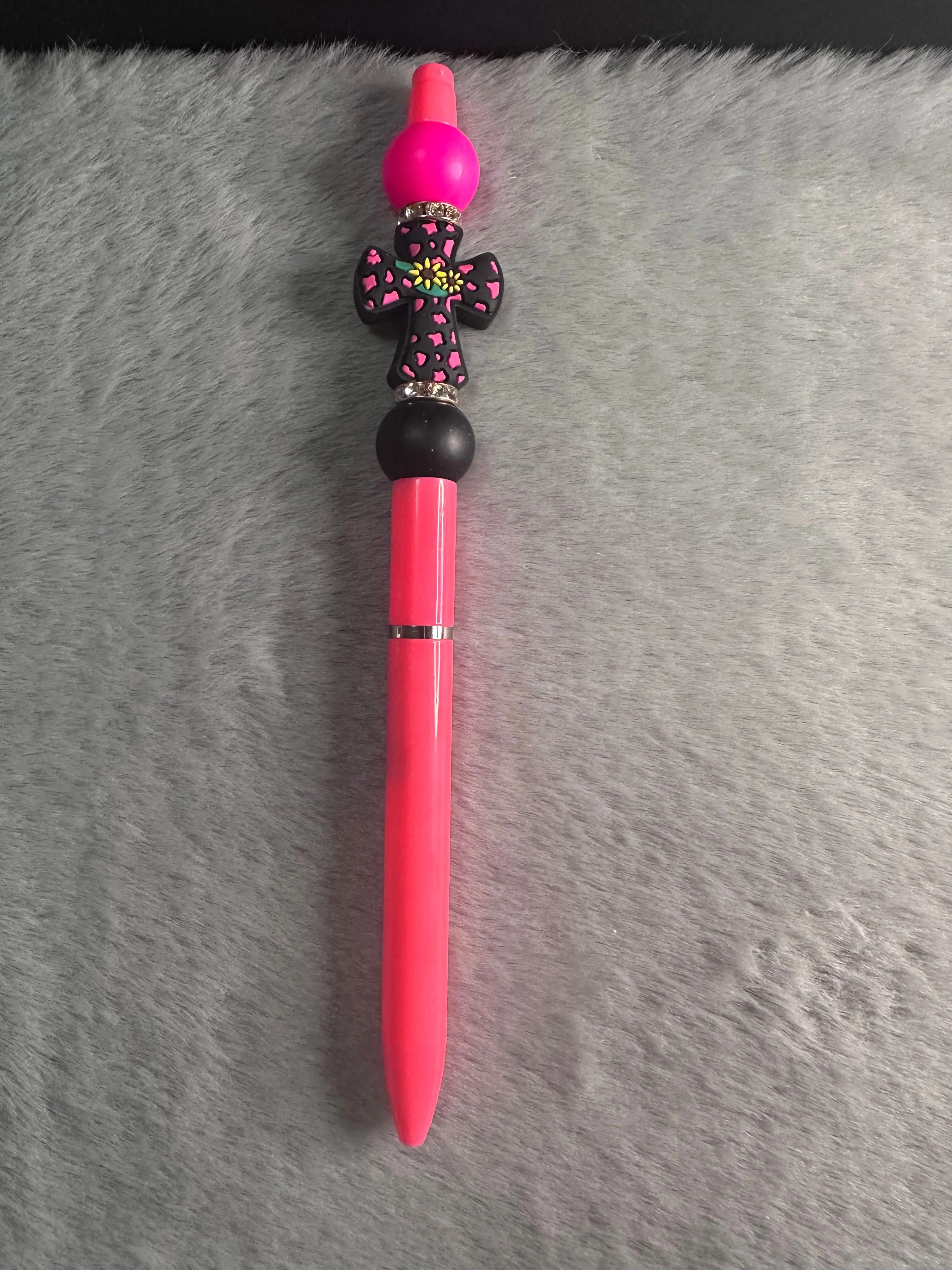 Pink cross pen
