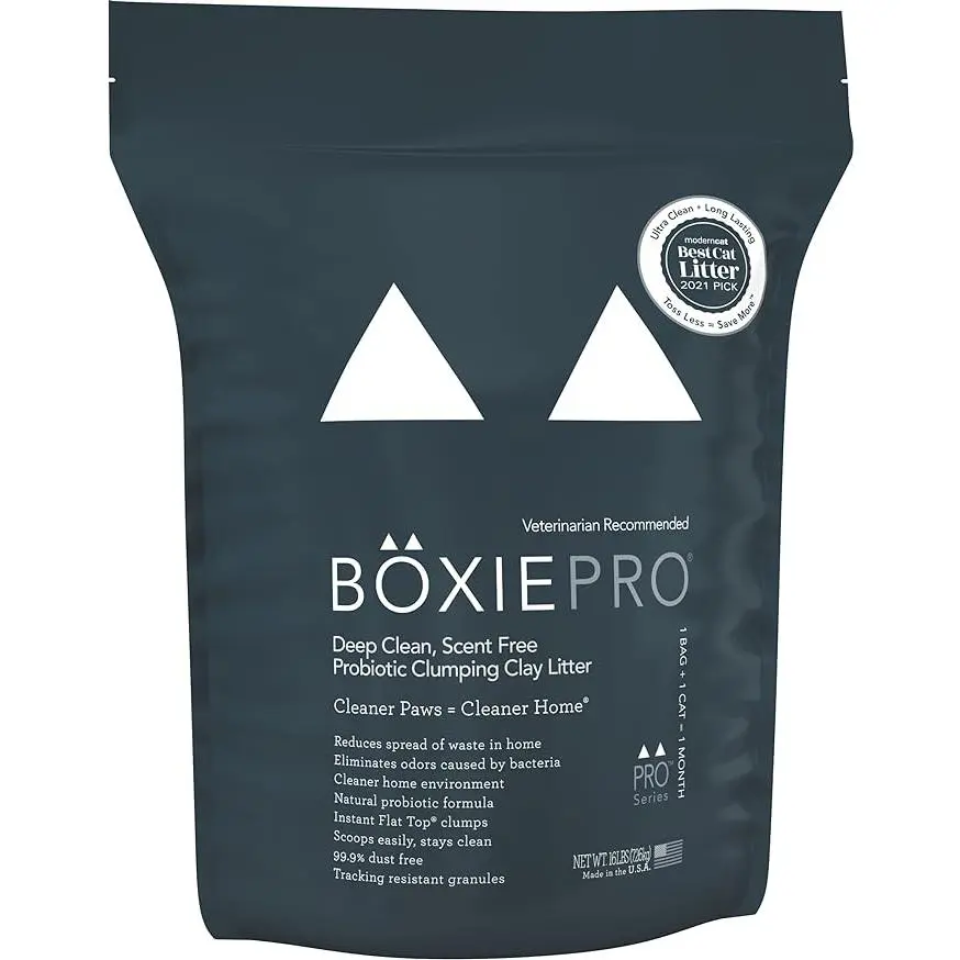 BoxiePro Deep Clean Probiotic Cat Litter