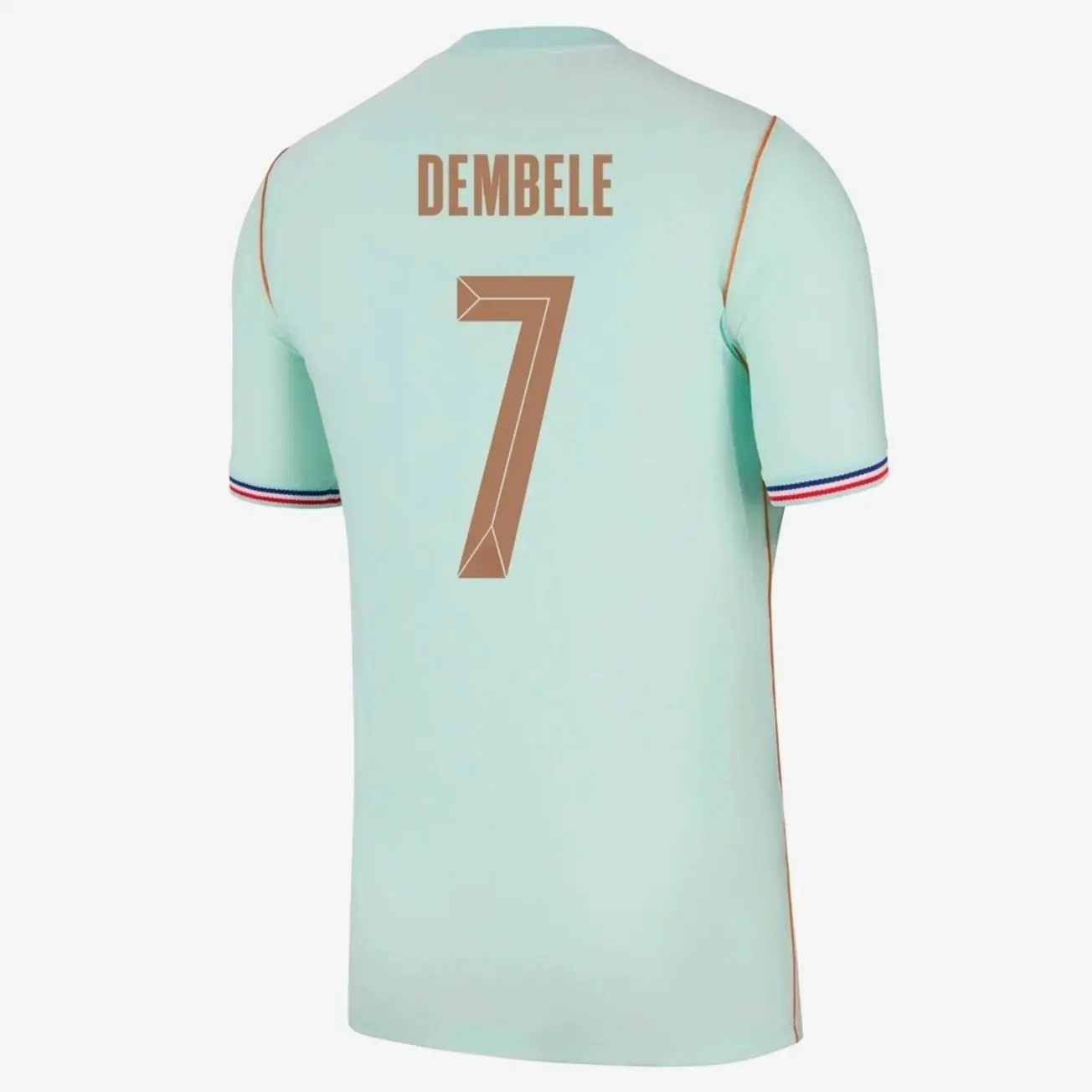 Unisex Soccer Mens Athletic Short Sleeve Football Shirt Sports Fan Training Top Breathable Lightweight Casual Streetwear Dembele 2026 Home Stadium Replica Jersey - Blue