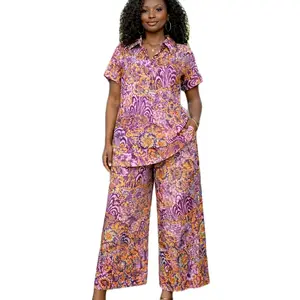 Oversized set of shirts and bermuda shorts