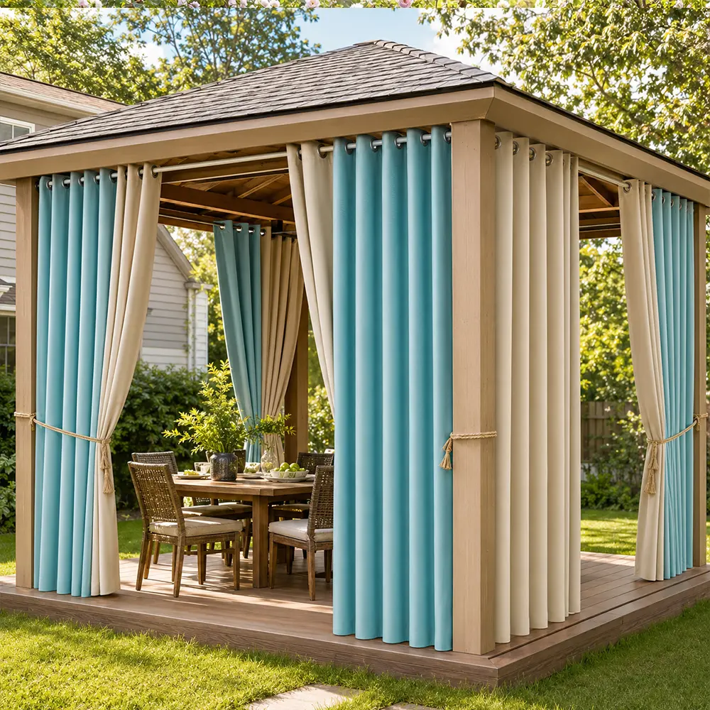 Teal & White- Thickened Fabric