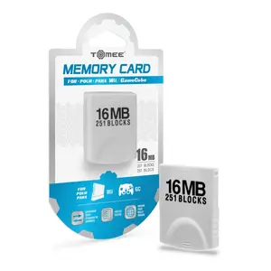 Tomee 16MB Memory Card for Nintendo Wii/GameCube ,251 Blocks, Save Data Accessory