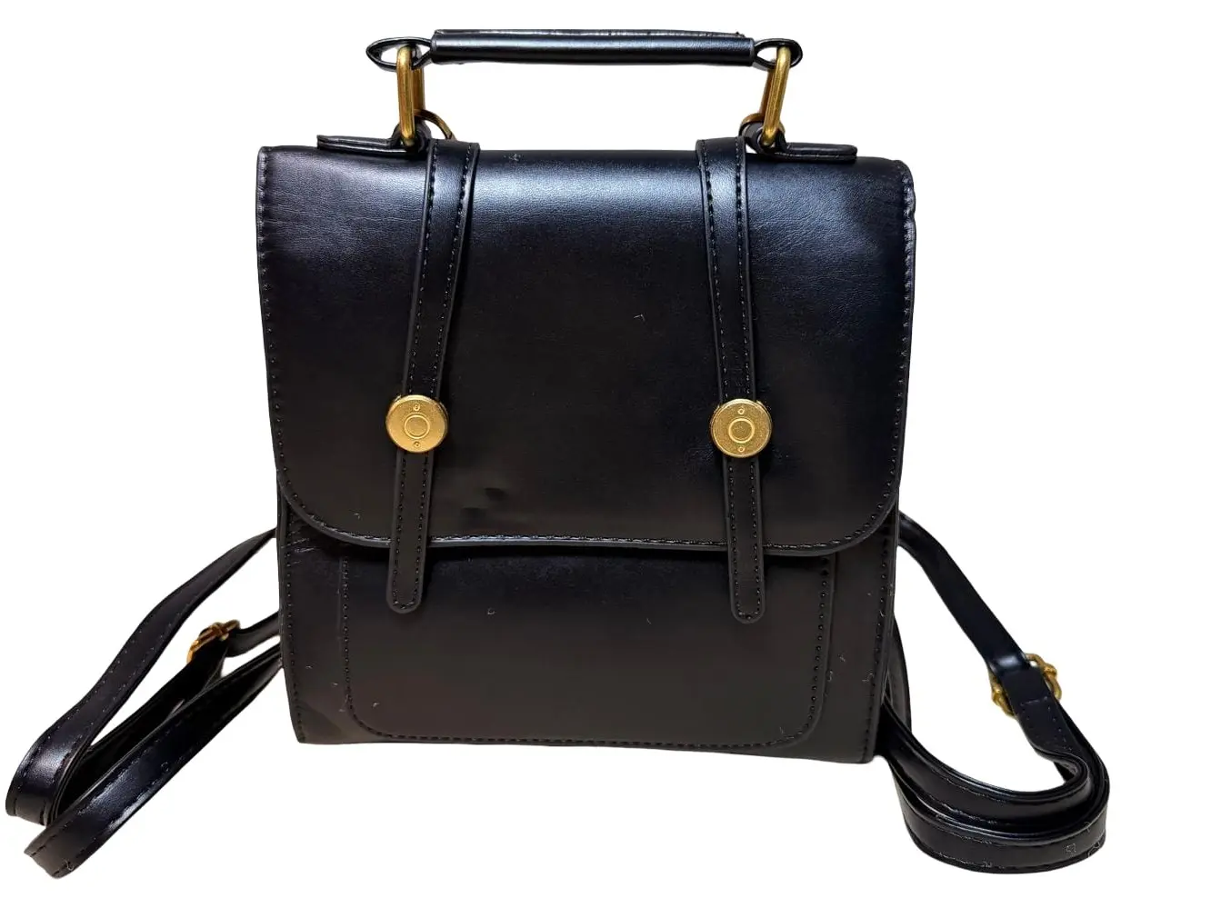 Women Black Crossbody Satchel