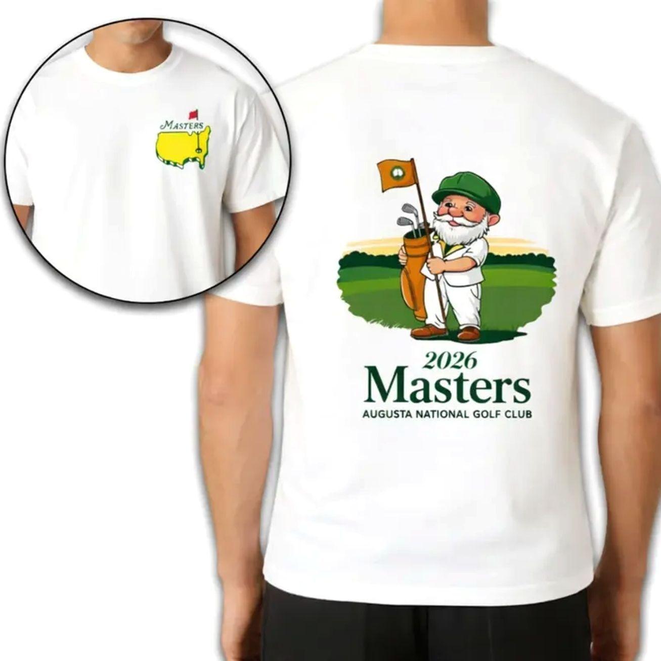 Masters 2026 Augusta National Golf T-shirt, Classic Tournament Cotton T-Shirt, Cute Golf Mascot Shirt, Gift for Men Women Masters 2026 Augusta National Golf T-shirt, Classic Tournament Cotton T-Shirt, Cute Golf Mascot Shirt, Gift for Men Women