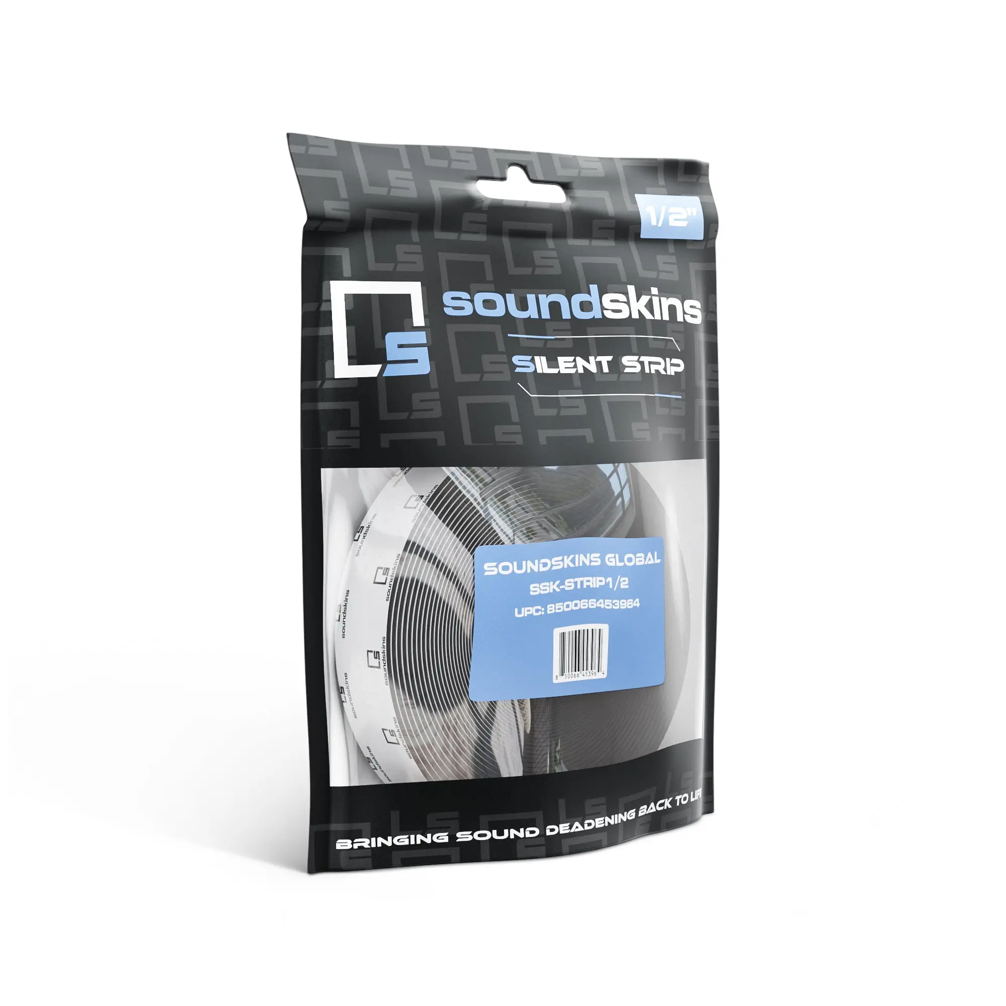 SoundSkins | Silent Strip 1/2" Sound Deadening Closed Cell Acoustic Foam Tape | SSK-STRIP1/2 | Rubber Closed Cell Foam (1/2" Wide)
