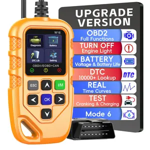 Car OBD2 Scanner Diagnostic Tool, Car Voltage Tester, Voltage Check Tool Engine Fault Code Scanner, EOBD+CAN Charging Tester Diagnostic Tool, Car Battery Tester for OBDII Protocol Cars