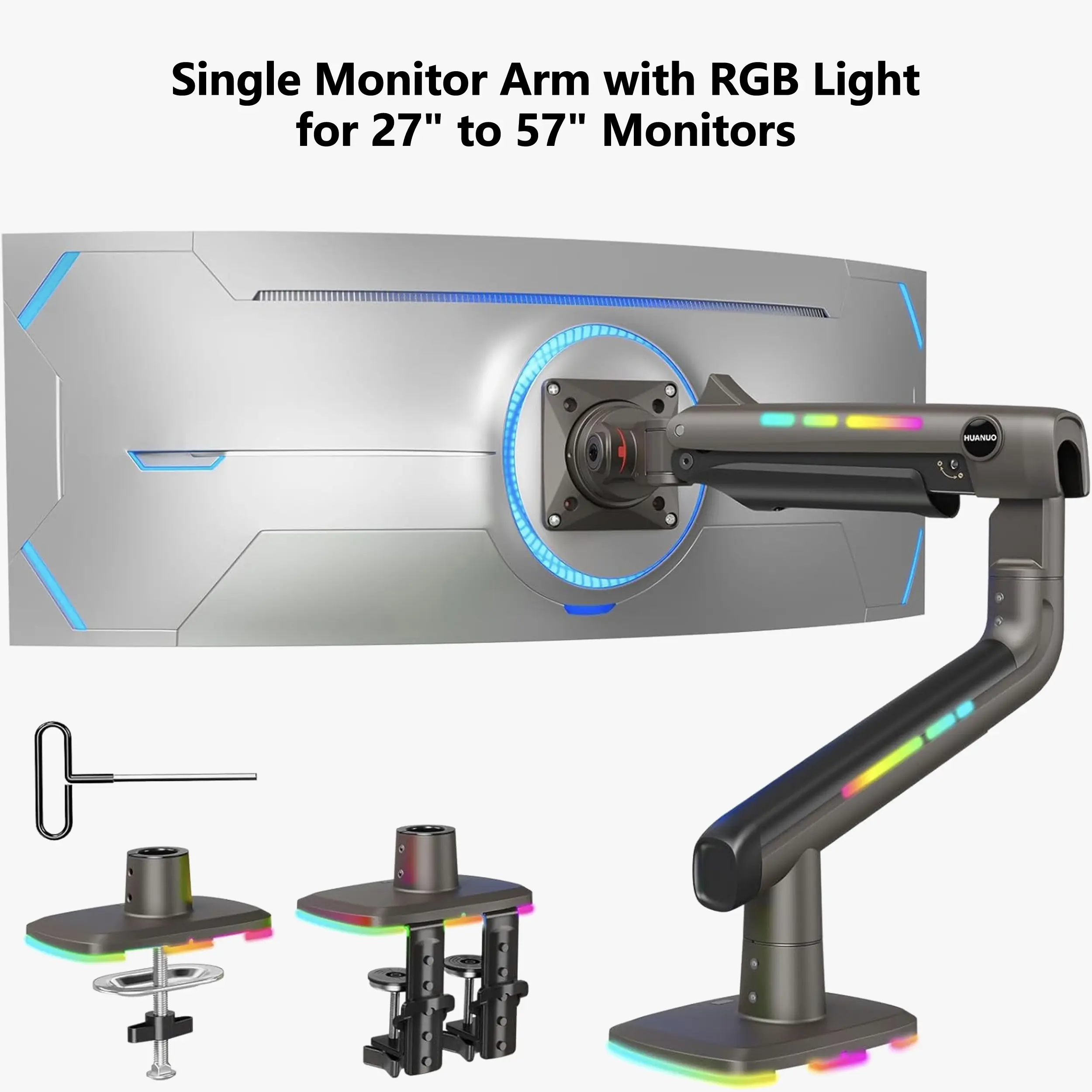 [Single Arm]-[RGB]-for [27-57'' Screen]-44lbs
