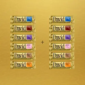 JUMBO VARIETY PACK (2x all flavors) – David Protein – High Protein Snack Cookies Healthy