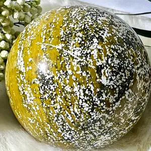 MZCRystal OJ Marine Jasper Ball - High-Quality Mineral with Natural Color and Texture