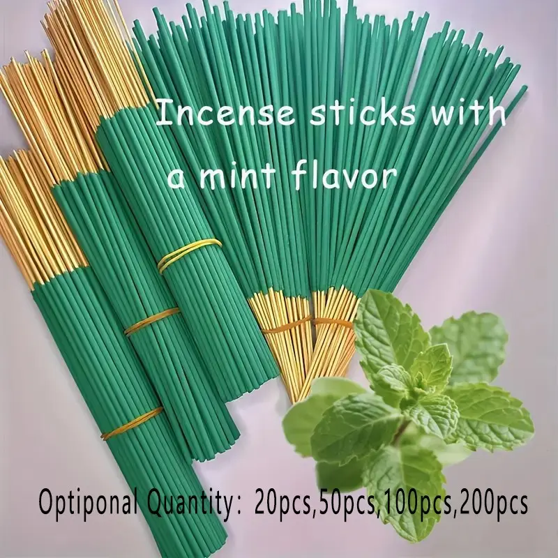 Fresh Mint Scented, Calming Home Fragrance Room Scents Reed Diffuser Stick, Fragrance Sticks, 8.66 Inches, Ideal for Yoga, Meditation, Home, Living Room, Tea Room, Hotel, Outdoor Activities, Portable