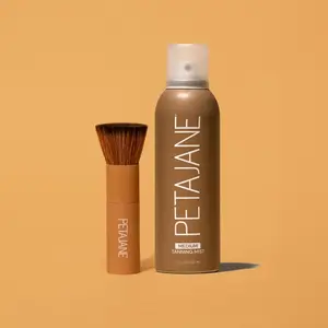 The Must Bundle - At Home Professional Spray Tanning Kit, Includes a self-tanning mist and perfecting brush