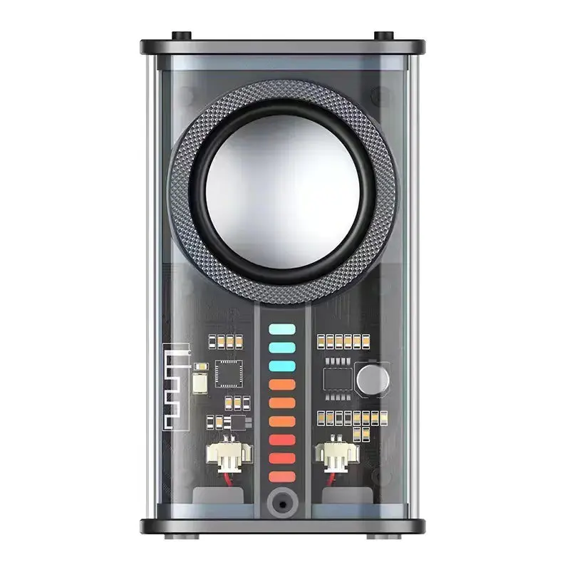 K07 Transparent Bluetooth Music Speakers with LED Modes