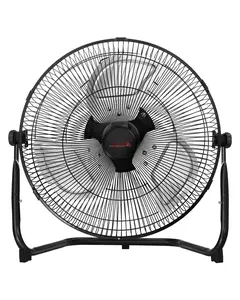 14-Inch Floor Fan With 3 Speeds, 360° Adjustable Tilt Head, High-Velocity Industrial Grade Pedestal Fan For Home, Office, Garage, Workshop, Oscillating Head, Durable Metal Construction, Quiet Operation, Easy Assembly