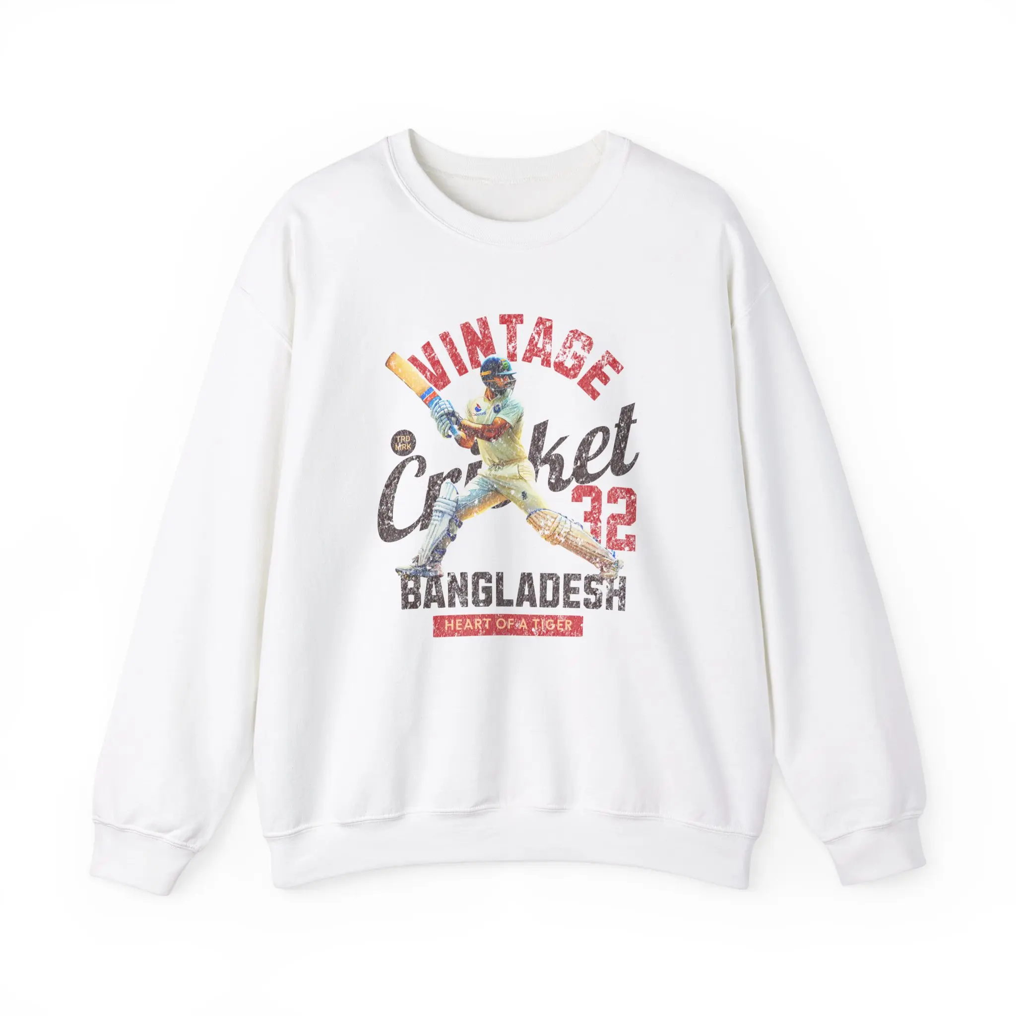 Vintage Cricket Bangladesh: Unisex Heavy Blend™ Crewneck Sweatshirt