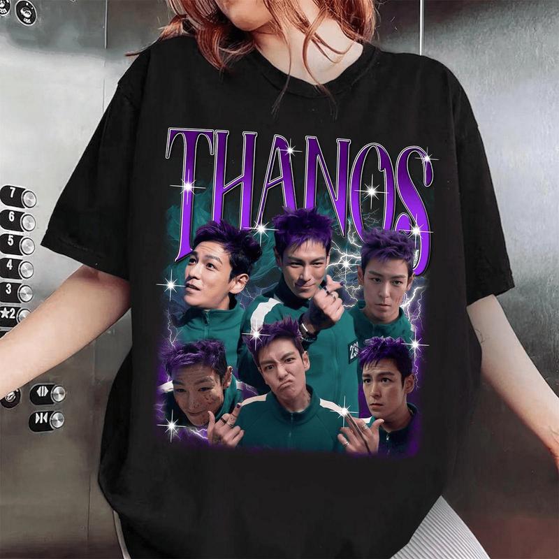 Thanos Shirt Choi Seung Hyun Shirt Squid Game Tshirt I Like U Shirts For Men Or Women Korean Drama Tee Unis Clean Look Cotton Tee