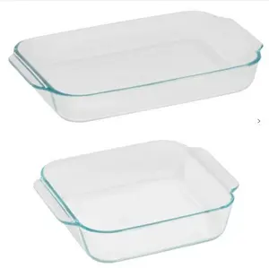 Basics Glass Bakeware Set Value Pack, Set of 2 - Includes 2 Glass Baking Pans