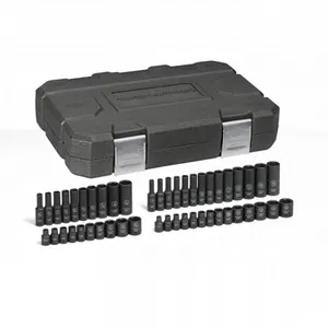 Gearwrench KD84902 0.25 in. Drive Impact Socket SAE & Metric Set, 48 Piece