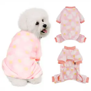 Dog Pajamas Soft Breathable Cozy Pet Jumpsuit Keeps Pets Warm & Comfortable