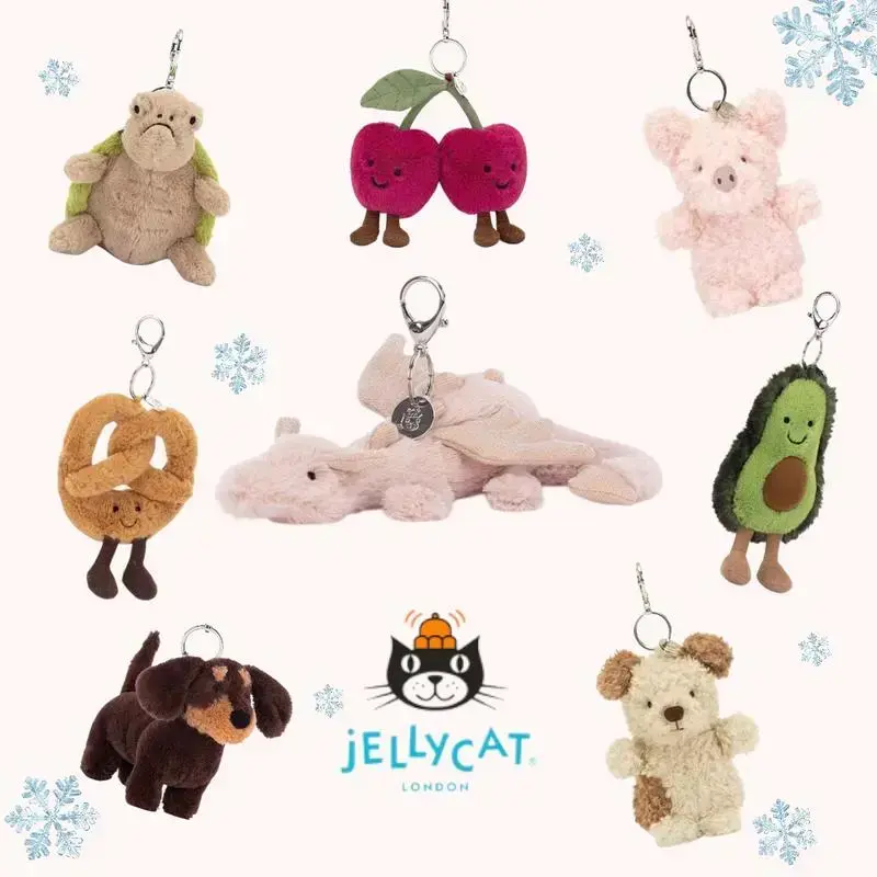 Jellycat Plush Keychain Cute Bag Charm Aesthetic, Fashion For Style, Gift for Women Girls 2026 Trend
