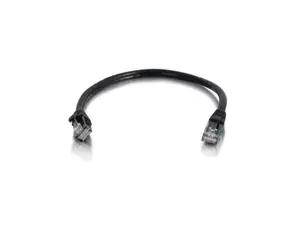 C2G 00402 Cat5e Cable - Snagless Unshielded Ethernet Network Patch Cable, Black (4 Feet, 1.21 Meters)