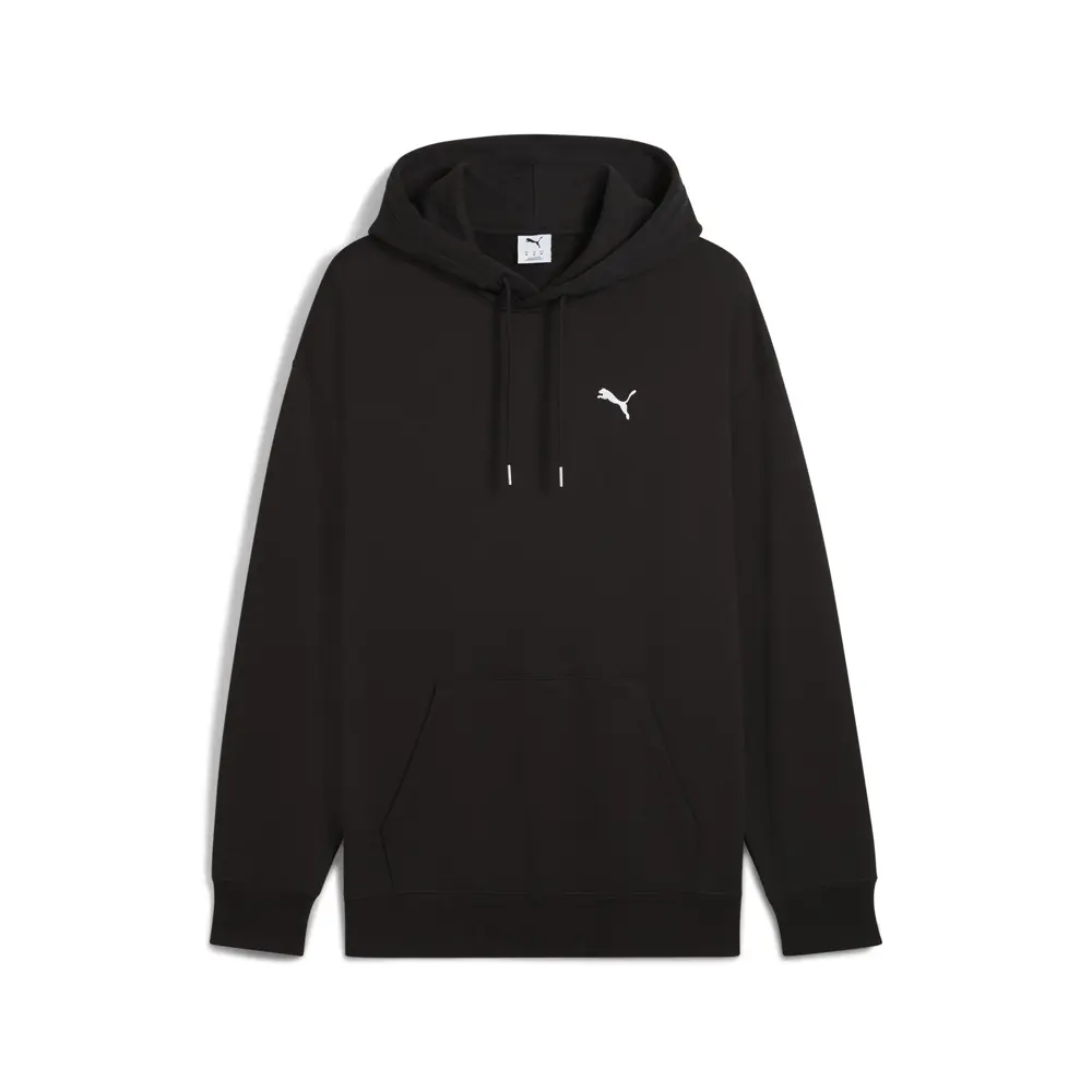 PUMA Mens Wardrobe Essentials Relaxed Hoodie Casual Outerwear Casual - Black