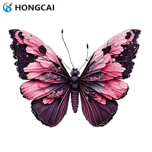 Butterfly Theme Heat Transfer Stickers, DIY Craft Supplies, Custom Clothes & Accessories, Washable Reusable Iron-On Decals