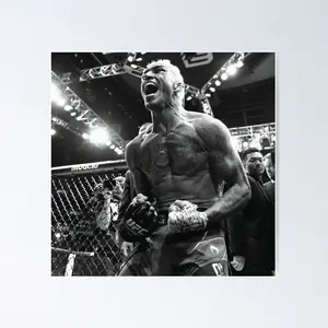 Charles Oliveira - UFC Champion, Do Bronx POSTER UNFRAMED