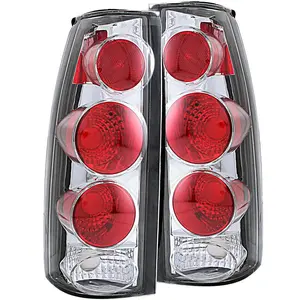 CHEVY/GMC C/K1500/2500 88-98 / C/K3500 88-00 / SUBURBAN 92-99 / BLAZER (FULL-SIZE) 92-94 / TAHOE 95-99 / YUKON 92-99 TAIL LIGHTS 3D STYLE CHROME