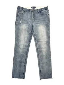 Jeans Straight By Democracy In Blue Denim, Size:14