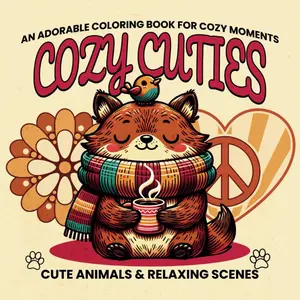 Cozy Cuties: Cute Animals & Relaxing Scenes – An Adorable Coloring Book for Cozy Moments