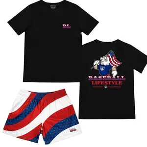 BL101 Full Set Patriot Pitch Tee & Short for Adult & Youth Size
