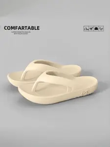 Soft Comfortable Flip Flops for Outdoor Beach Wear, Thick Bottom Eva Sandals for Home Use, Casual Stylish Footwear for All Seasons, Strapy Sandals, Slippers
