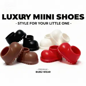 Labu bu 17cm Doll Shoe Set Accessories - Red Black White Brown - Perfect Fit for 17cm Labu bu Dolls - Enhances Outfit Style