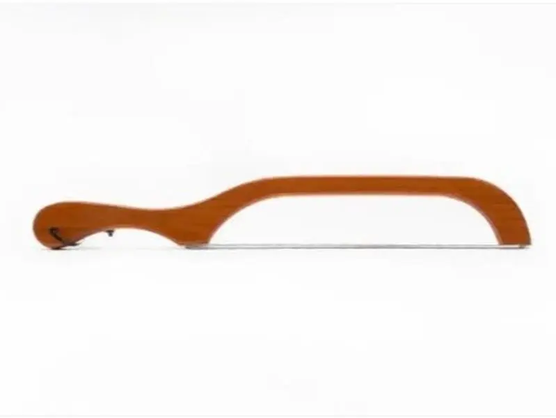 Premium Wooden Bow Bread Knife – Precision Slicer for Crusty & Artisan Loaves