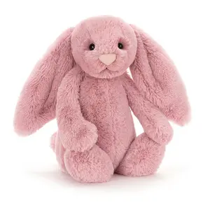 Authentic Jellycat Bashful Pink Bunny Plush, Ultra Soft Stuffed Rabbit Toy for Baby Shower Gift, Nursery Decor, Easter Bunny, Plush Collectors, US Stock
