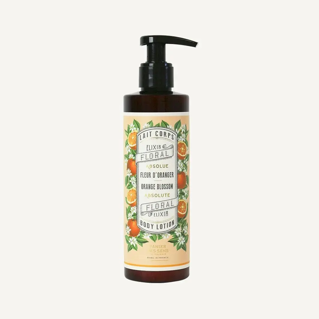 Panier des Sens –Orange Blossom Hand & Body Lotion for Dry Skin - Hydrating Body Cream for Women - Nourishing Fluid Body Moisturizer Shea Butter & Olive Oil 97% Natural Ingredients Body Care 8.45 Floz Moisturizing Scented