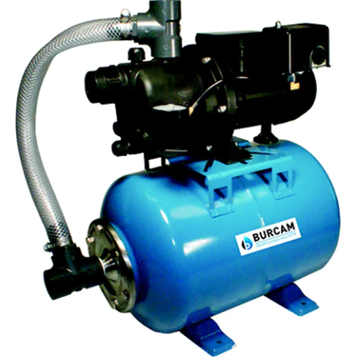 212 MAIN Noryl Shallow Well Jet Pump System - 0.75 HP Power, Thermoplastic Parts, Quiet Operation, Pressure Tank, 0.75Hp Power