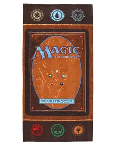 Magic The Gathering MTG Beach Towel Back Of Card Game Design 30"x60"