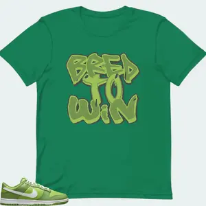 Nike Dunk Low Chlorophyll Sneaker Matching Green T-Shirts
