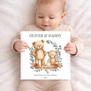 Golf Gift for Dad, Personalized Father’s Day Book, Custom Daddy and Me Golf Story, Keepsake Gift from Kids, Gift for Golfer Dad