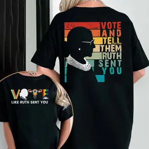 Vote aike Ruth sent you Vote Banned Books Shirt, Reproductive Rights Tee, Pro Roe V Wade T-Shirt, LGBTQ Shirt  2Side