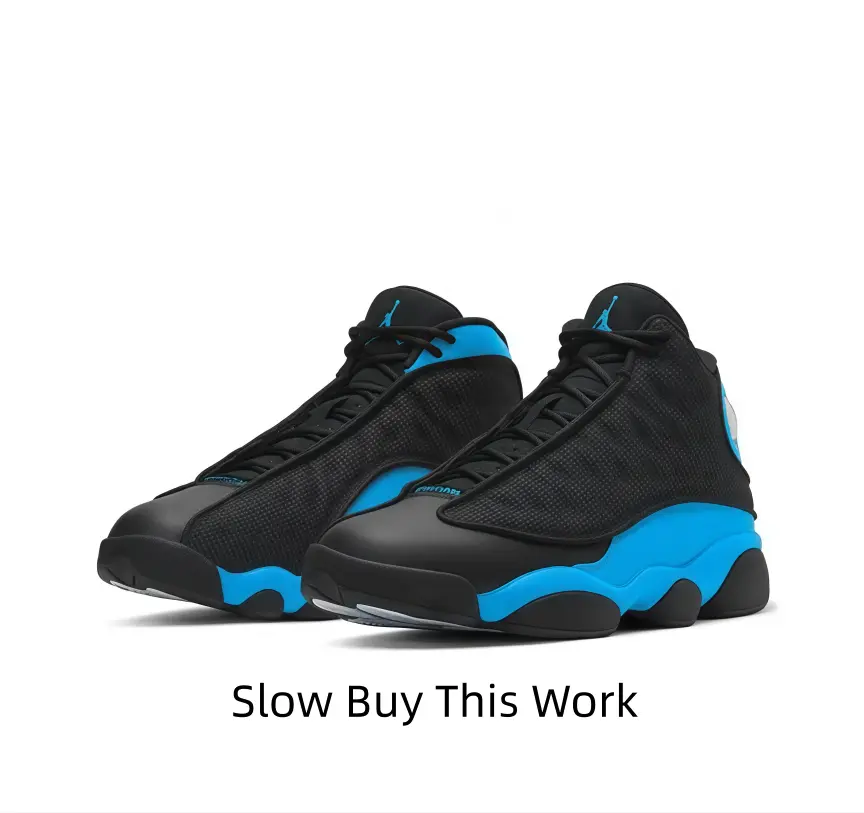 Black Bright Blue Two-Tone Mid Top Basketball Sneakers Breathable Mesh Upper Padded Ankle Collar Wave Cushion Rubber Outsole Unisex Retro Hip Hop Street Trainers