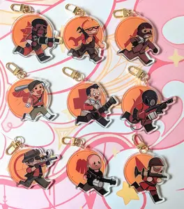 Tf2 RED Keychains | Acrylic Keychain
