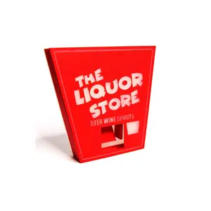 Liquor Store Dice Tower Game Durable with 2 Pair Custom 3D Printed Dice for Enhanced Gaming Experience. Because we're not going to throw the dice all over the place lol. Dice Tower is PRINT TO ORDER-- REQUIRES 5-7 ADDITIONAL DAYS TO PRINT.