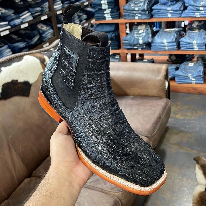 Botín Cocodrilo Nuca grabado Tennessee