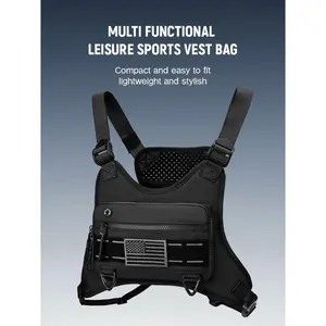 Men's backpack, outdoor running backpack, waterproof backpack, outdoor sports training bag, outdoor adventure hiking vest bag, motorcycle and bicycle riding vest bag, lightweight running vest, suitable for exercise