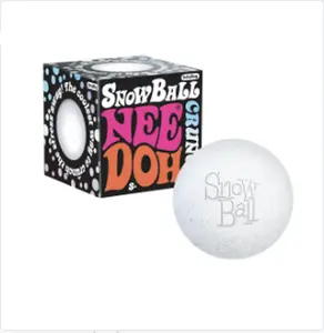 SnowBall Crunch – Snow-Like ASMR Sensory Toy with Crunchy Sound, Soft Stretchy Dough, Ages 3+