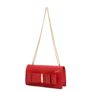 Brangio Chic Bow Accent Evening Bag