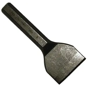 212 MAIN 12 in. Flat Brick Chisel - Square Body, Shot-Blasted Masonry Tool for Brick/Stone Specific Cuts