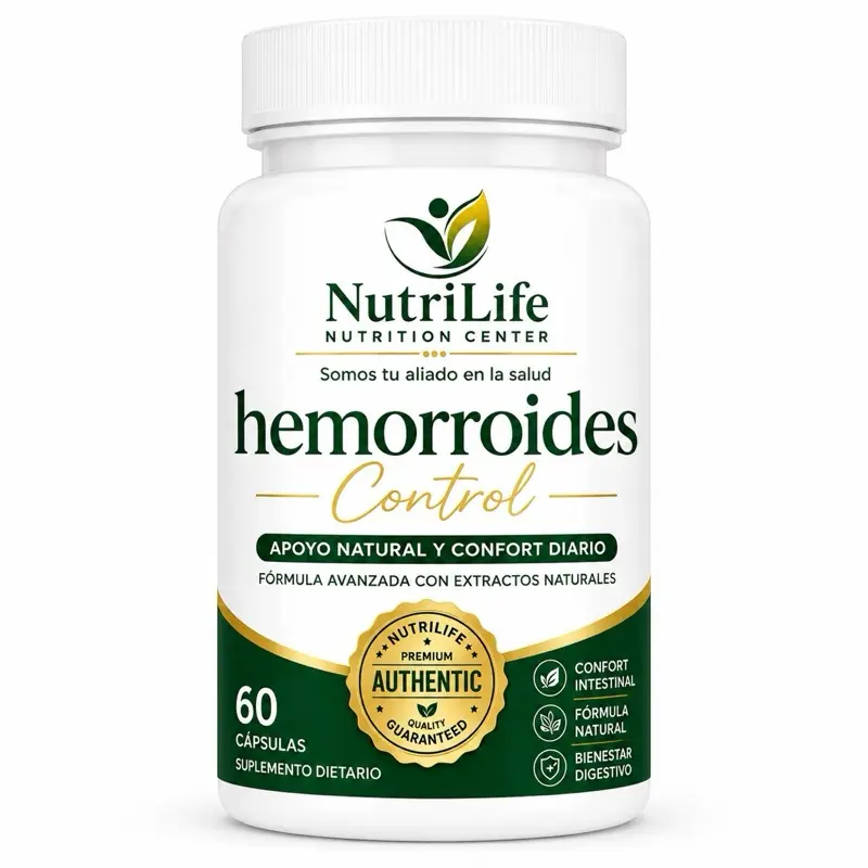 Hemorroides  Control | 60 Cápsulas | Fórmula Herbal